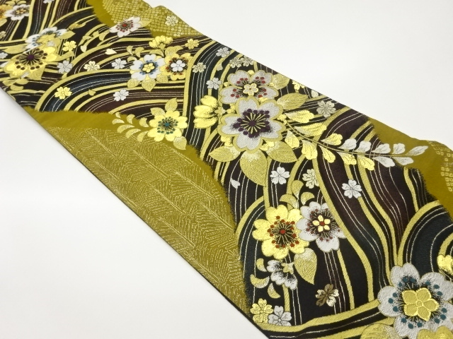 JAPANESE FUKURO OBI / WOVEN MICHINAGADORI